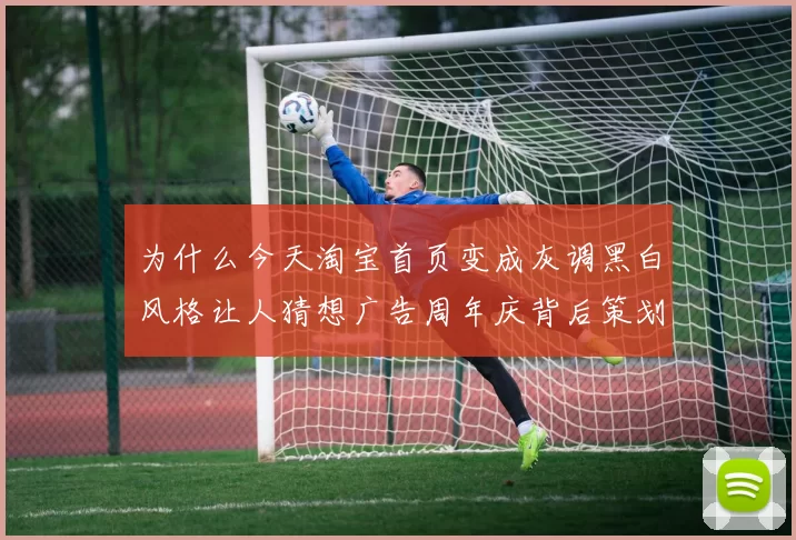 为什么今天淘宝首页变成灰调黑白风格让人猜想广告周年庆背后策划谜